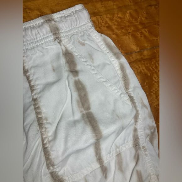 C&C California paper bag shorts, white with brown pattern, great condition, M - Picture 4 of 4